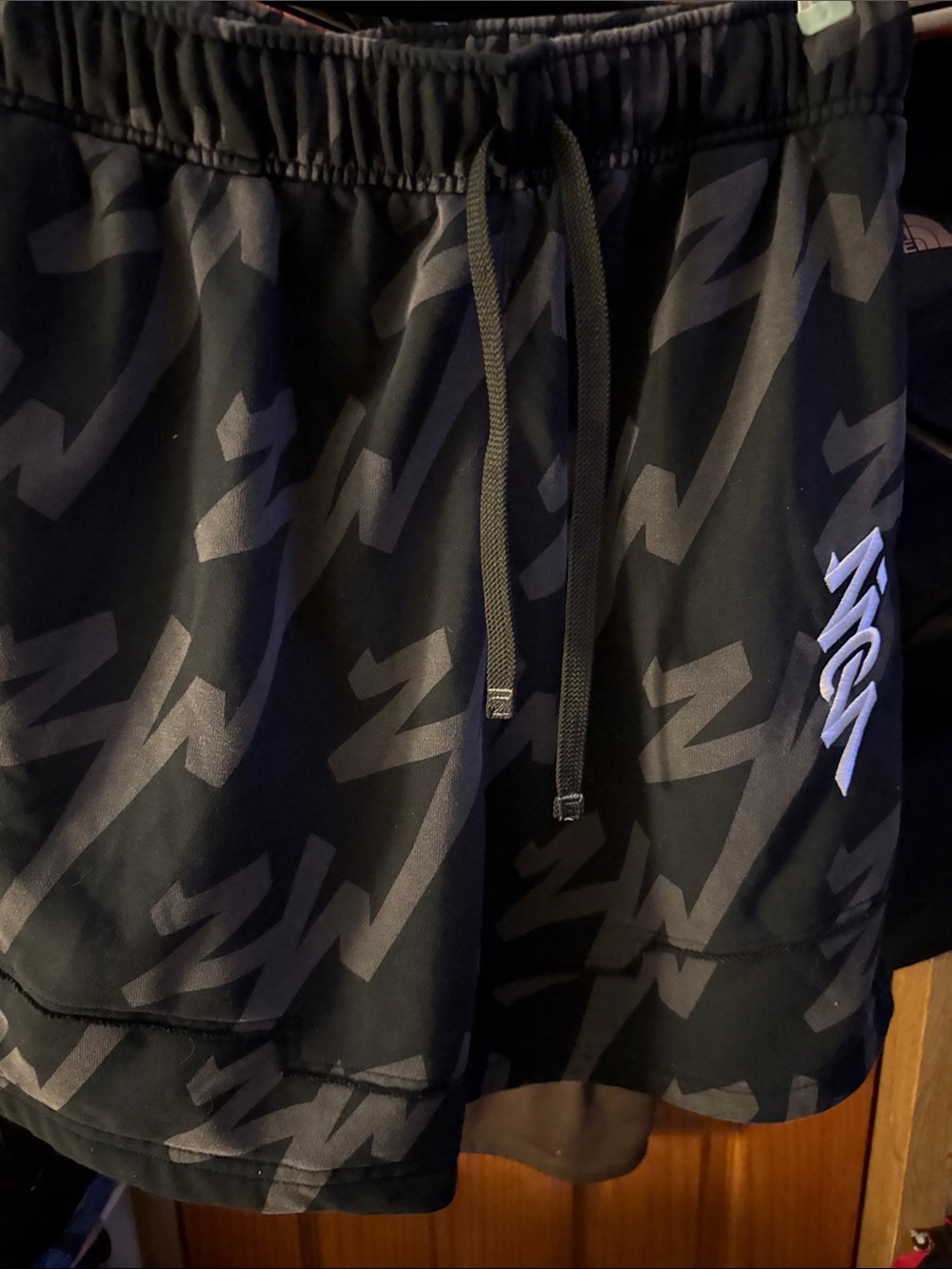 Men's Jordan Zion Graphic Athletic Fleece Shorts size XL